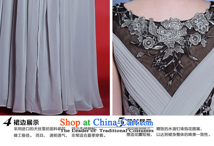 Doris Ki-gray dress A long thin dress Word Graphics shoulder evening dresses red carpet skirt light gray M picture, prices, brand platters! The elections are supplied in the national character of distribution, so action, buy now enjoy more preferential! As soon as possible.