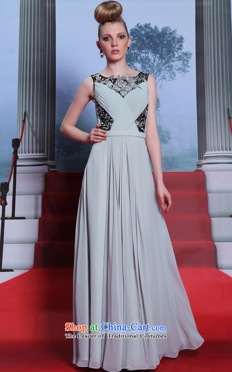 Doris Ki-gray dress A long thin dress Word Graphics shoulder evening dresses red carpet skirt light gray M picture, prices, brand platters! The elections are supplied in the national character of distribution, so action, buy now enjoy more preferential! As soon as possible.