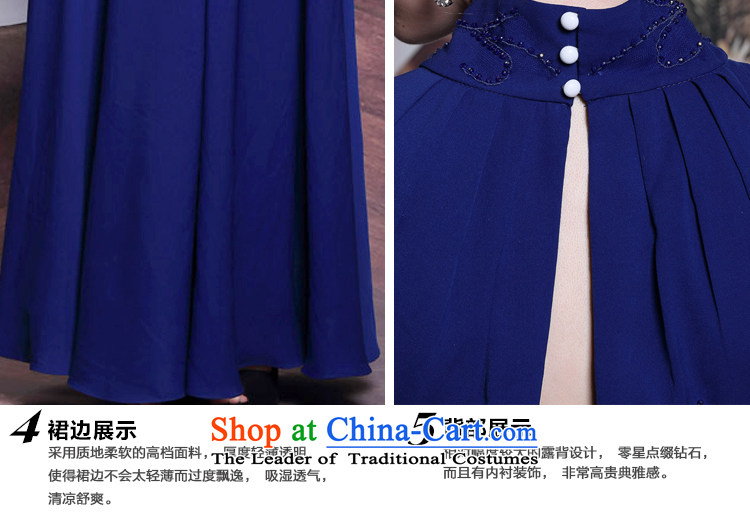 Doris Qi video thin evening dresses sleeveless summer evening dress red carpet annual mother dress blue S picture, prices, brand platters! The elections are supplied in the national character of distribution, so action, buy now enjoy more preferential! As soon as possible.