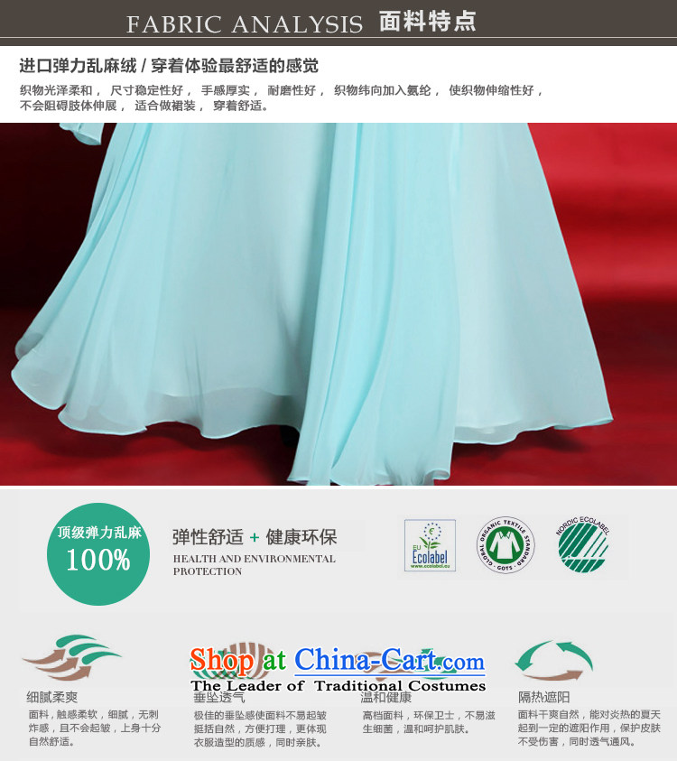 Doris Qi Lai Ki Europe 2014 more evening dresses shoulder water-soluble sweet flowers graduated from the sky blue color pictures, XXL dress price, brand platters! The elections are supplied in the national character of distribution, so action, buy now enjoy more preferential! As soon as possible.