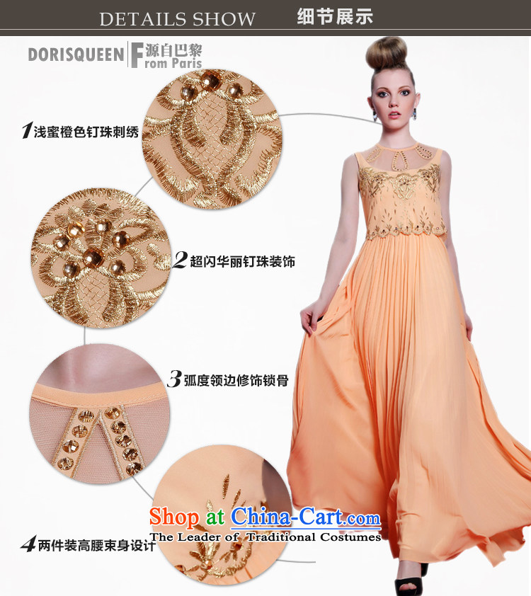 Doris Qi western dress manually evening dresses and large new sweet appointments sleeveless dress Yellow M picture, prices, brand platters! The elections are supplied in the national character of distribution, so action, buy now enjoy more preferential! As soon as possible.