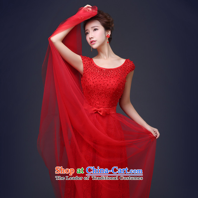 Jie Mia in spring and summer 2015 new bride alignment of the funds from the wedding dress lace red red S, Cheng Kejie serve bows mia , , , shopping on the Internet