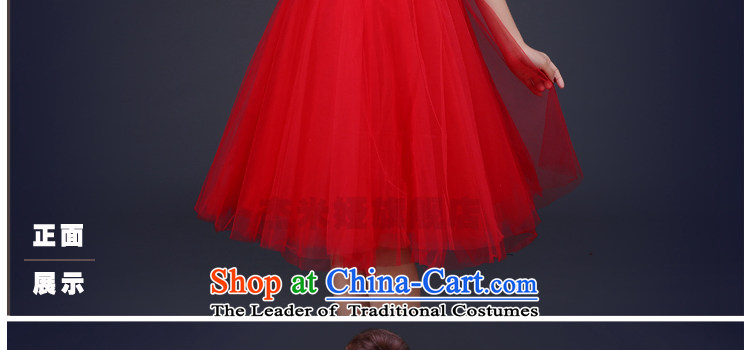 Jie Mia in  spring and summer 2015 new bride short, Wedding Dress lace red bows to red L picture, prices, brand platters! The elections are supplied in the national character of distribution, so action, buy now enjoy more preferential! As soon as possible.