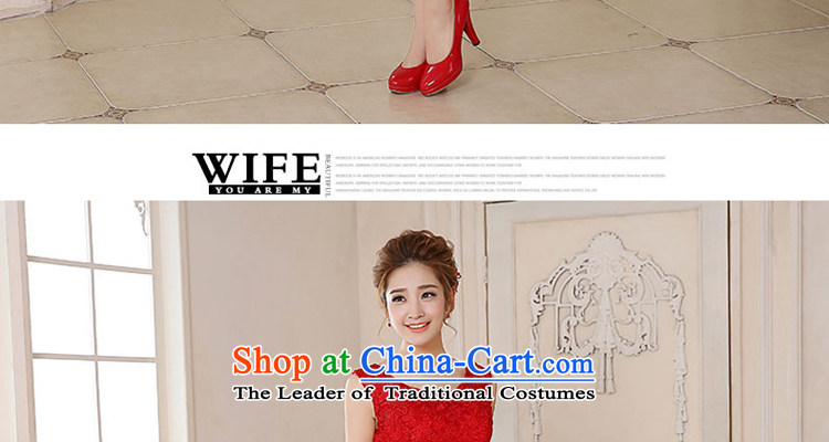 Talk to her new bride 2015 Wedding Dress Short, red lace shoulders bows service short skirts spring and summer small red dress , prices, picture XL brand platters! The elections are supplied in the national character of distribution, so action, buy now enjoy more preferential! As soon as possible.