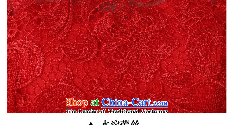 Talk to her new bride 2015 Wedding Dress Short, red lace shoulders bows service short skirts spring and summer small red dress , prices, picture XL brand platters! The elections are supplied in the national character of distribution, so action, buy now enjoy more preferential! As soon as possible.