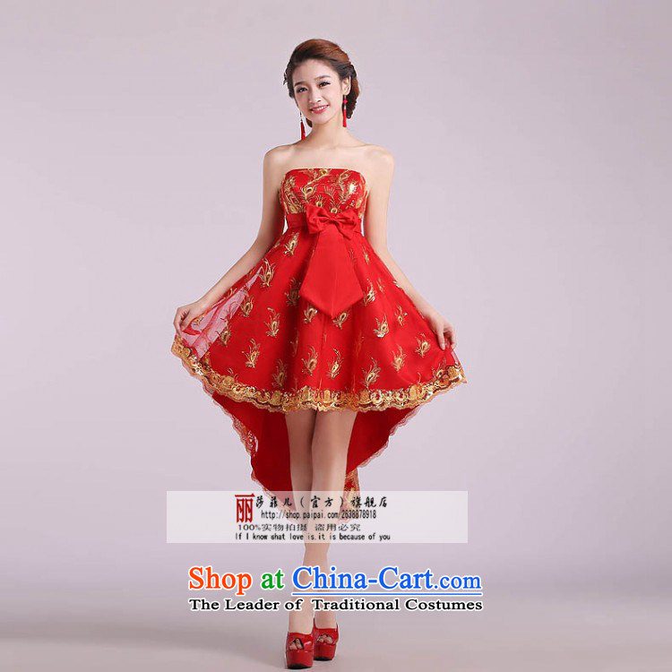 Love So Peng bows services shoulder short of 2015 pregnant women for larger tail marriages red wedding dresses evening dresses spring Kim Bong-long after the end of the short XXL need to do not support returning picture, prices, brand platters! The elections are supplied in the national character of distribution, so action, buy now enjoy more preferential! As soon as possible.