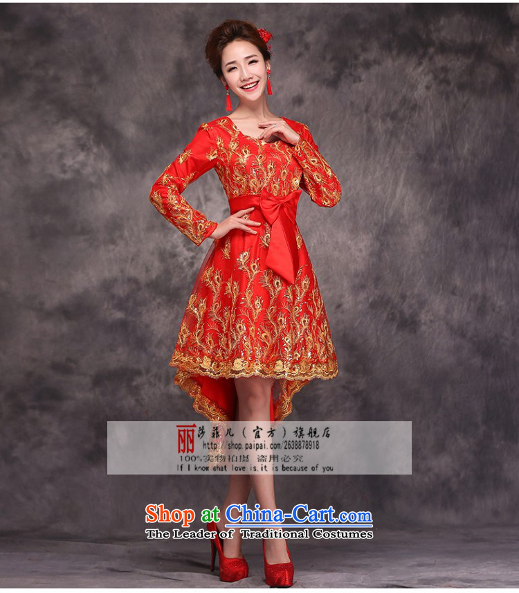 Love So Peng bows services shoulder short of 2015 pregnant women for larger tail marriages red wedding dresses evening dresses spring Kim Bong-long after the end of the short XXL need to do not support returning picture, prices, brand platters! The elections are supplied in the national character of distribution, so action, buy now enjoy more preferential! As soon as possible.