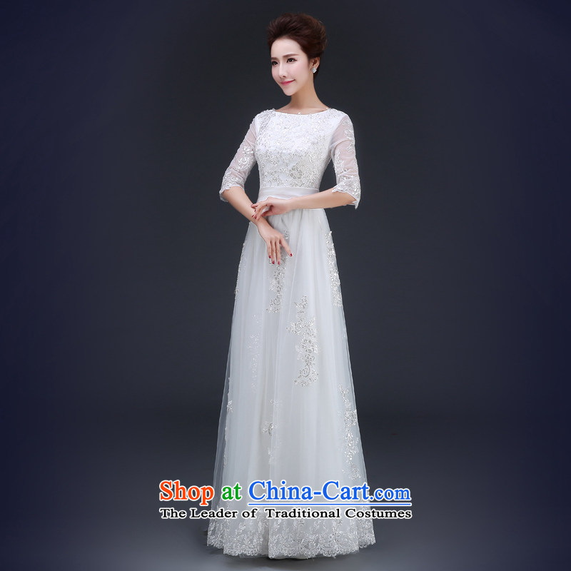 Jie mija bows services 2015 spring length of white marriages small dress betrothal evening dresses winter wedding dresses long XS, Cheng Kejie mia , , , shopping on the Internet