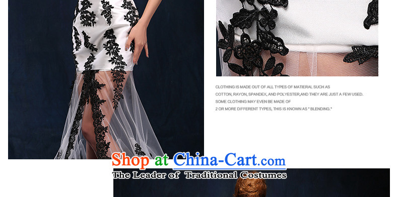 The new photo building theme clothing sexy crowsfoot lace back luxury photo album stage Sau San performances dress photo color pictures, prices, XL brand platters! The elections are supplied in the national character of distribution, so action, buy now enjoy more preferential! As soon as possible.