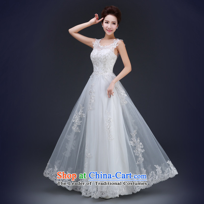 Jie Mia White Spring and Autumn 2015 new shoulders dress video thin bows Service Bridal party will marry Sau San long XS, Cheng Kejie mia , , , shopping on the Internet