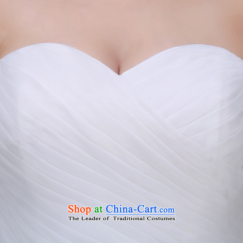 Jie Mia White Spring and Autumn 2015 new shoulders dress video thin bows Service Bridal Sau San will show bridesmaid dress White XL, Cheng Kejie mia , , , shopping on the Internet