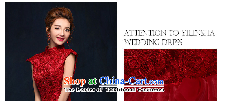 According to Lin Sha bows services 2015 new wine red dress long marriages video thin straps Sau San crowsfoot services will wine red band image, prices, brand platters! The elections are supplied in the national character of distribution, so action, buy now enjoy more preferential! As soon as possible.