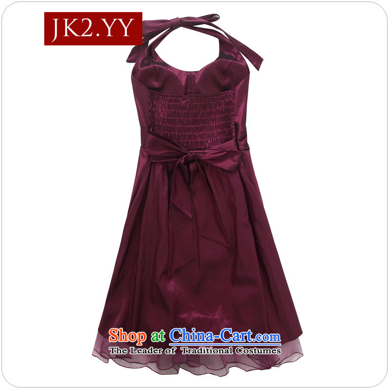  The Korean version of JK2 stylish and simple thin waist straps in history skirt dinner small dress dresses aubergine XXL,JK2.YY,,, shopping on the Internet