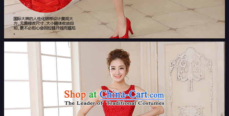 Talk to her new 2015 lace bridal dresses, Korean short red shoulders bows service of marriage crowsfoot small red dress XXL picture, prices, brand platters! The elections are supplied in the national character of distribution, so action, buy now enjoy more preferential! As soon as possible.