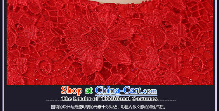 Talk to her new 2015 lace bridal dresses, Korean short red shoulders bows service of marriage crowsfoot small red dress XXL picture, prices, brand platters! The elections are supplied in the national character of distribution, so action, buy now enjoy more preferential! As soon as possible.