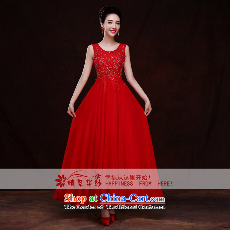 The feelings of Chinese New Year 2015 Uganda Red long marriages wedding dresses evening dresses female bows services bridesmaid services during spring and summer, red s picture, prices, brand platters! The elections are supplied in the national character of distribution, so action, buy now enjoy more preferential! As soon as possible.