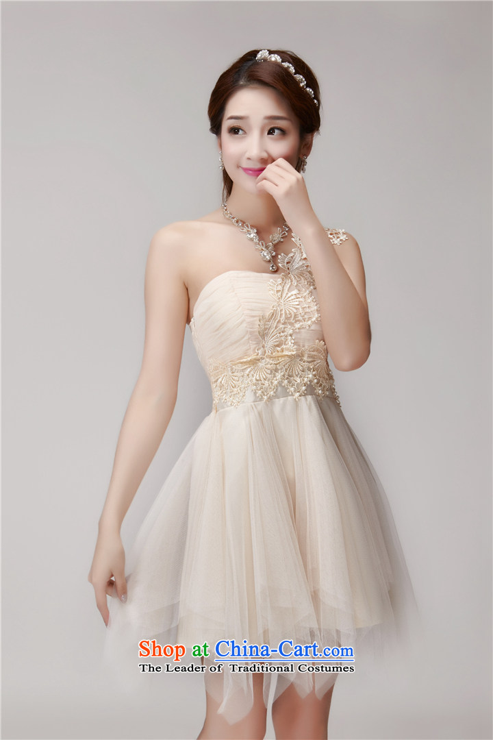 Korea Honey new nails Tarja Halonen 2015 Pearl bridesmaid sister skirt short of services and chest dress summer banquet DR9883 pink are code picture, prices, brand platters! The elections are supplied in the national character of distribution, so action, buy now enjoy more preferential! As soon as possible.