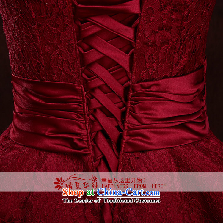 Qing Hua yarn bows service, wine red and chest small dress marriages evening dresses bridesmaid mission skirts spring 2015 new dark red s picture, prices, brand platters! The elections are supplied in the national character of distribution, so action, buy now enjoy more preferential! As soon as possible.