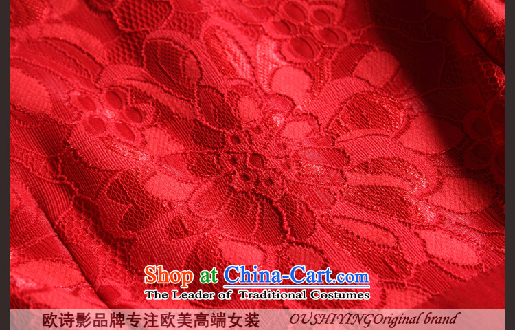 The OSCE Poetry Film 2015 autumn and winter in new cuff dresses Lace Embroidery stitching bon bon dress skirt bows services under the auspices of the lift mast mount married women A skirt red XL Photo, prices, brand platters! The elections are supplied in the national character of distribution, so action, buy now enjoy more preferential! As soon as possible.