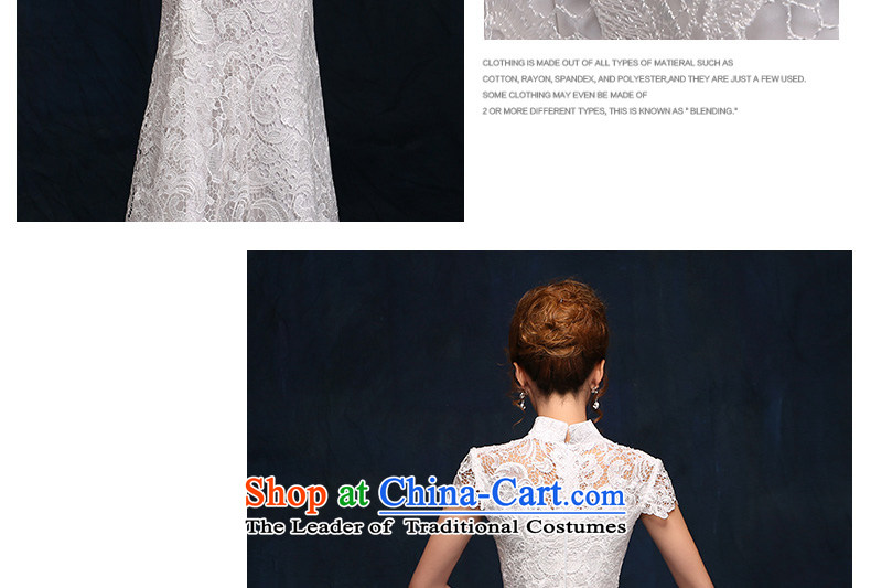 According to Lin Sha evening dresses 2015 New Chinese cheongsam dress white bridesmaid to Sau San long years banquet dinner dress white L picture, prices, brand platters! The elections are supplied in the national character of distribution, so action, buy now enjoy more preferential! As soon as possible.