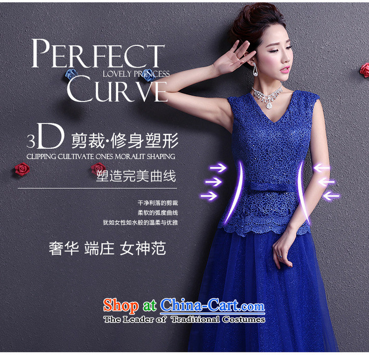 The dumping of the wedding dress bows services dress bride stylish 2015 Long lace Sau San shoulders marriage wedding dresses spring and summer blue S picture, prices, brand platters! The elections are supplied in the national character of distribution, so action, buy now enjoy more preferential! As soon as possible.