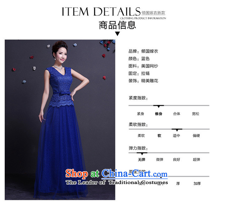 The dumping of the wedding dress bows services dress bride stylish 2015 Long lace Sau San shoulders marriage wedding dresses spring and summer blue S picture, prices, brand platters! The elections are supplied in the national character of distribution, so action, buy now enjoy more preferential! As soon as possible.