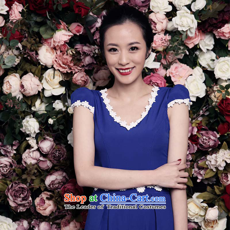 Miss ord2015 summer new clothes youth stylish blue women small fresh Sau San dresses blue s,missord,,, shopping on the Internet
