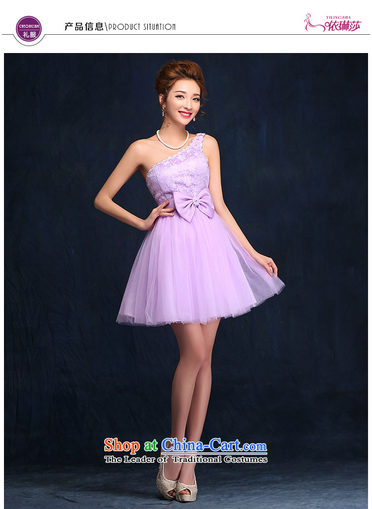 Bridesmaid Services 2015 new spring and summer sister mission dress dresses female short of marriages bows services evening dress purple S picture, prices, brand platters! The elections are supplied in the national character of distribution, so action, buy now enjoy more preferential! As soon as possible.