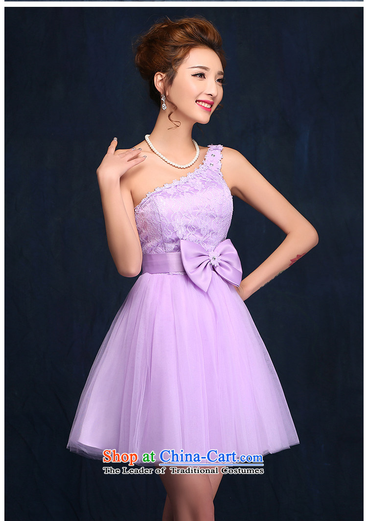 Bridesmaid Services 2015 new spring and summer sister mission dress dresses female short of marriages bows services evening dress purple S picture, prices, brand platters! The elections are supplied in the national character of distribution, so action, buy now enjoy more preferential! As soon as possible.