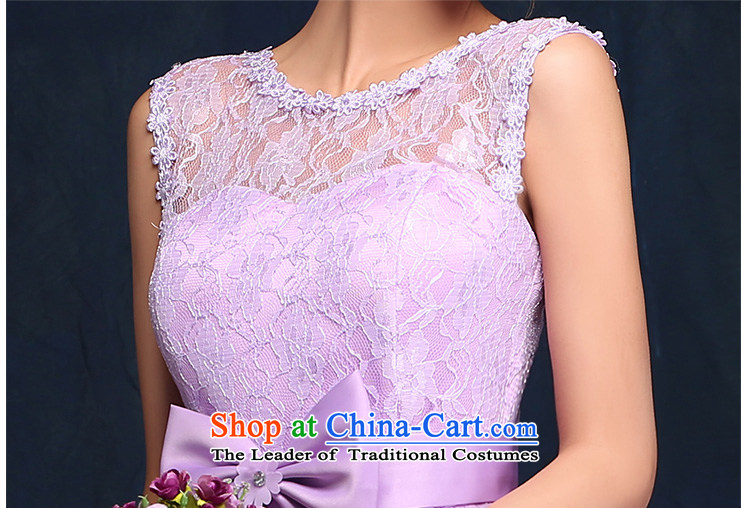 The new 2015 evening dress bridesmaid Dress Short of Korean skirt wedding banquet sister small dress spring and summer Sau San purple L picture, prices, brand platters! The elections are supplied in the national character of distribution, so action, buy now enjoy more preferential! As soon as possible.