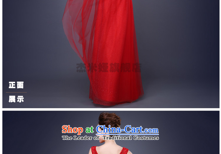 Jie Mija 2015 new dresses bows services services dress bridesmaid bridesmaid mission spring and summer long short of marriage red red L picture, prices, brand platters! The elections are supplied in the national character of distribution, so action, buy now enjoy more preferential! As soon as possible.