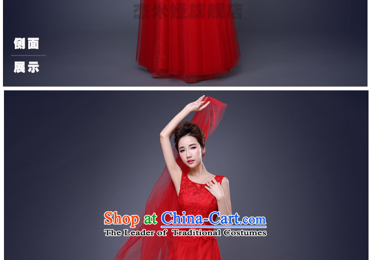 Jie Mija 2015 new dresses bows services services dress bridesmaid bridesmaid mission spring and summer long short of marriage red red L picture, prices, brand platters! The elections are supplied in the national character of distribution, so action, buy now enjoy more preferential! As soon as possible.