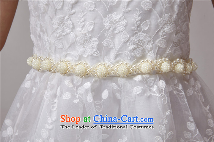 Yet Liqi 2015 Summer new heavy industry lace hook flower engraving gauze manually staple Pearl Princess dresses dress skirt women 1000 White M picture, prices, brand platters! The elections are supplied in the national character of distribution, so action, buy now enjoy more preferential! As soon as possible.