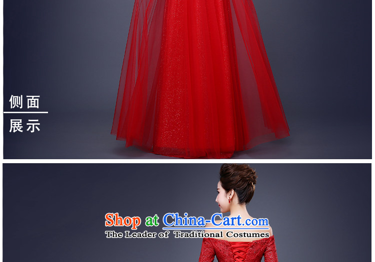 Jie mija bride dress bows services 2015 Spring new stylish red band Sau San banquet evening dress Long Short, Short M picture, prices, brand platters! The elections are supplied in the national character of distribution, so action, buy now enjoy more preferential! As soon as possible.