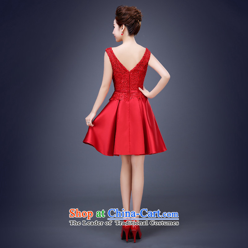 Jie mija wedding dresses Bridal Services dress bows new 2015 Spring/Summer stylish wedding short of marriage red red XXL, Jie mia , , , shopping on the Internet