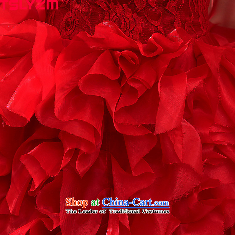Photo building theme clothing tslyzm2015 wedding photography small dress personal photo album moderator will singer female flowers bon bon short skirts, cakes, l,tslyzm,,, red zipper shopping on the Internet