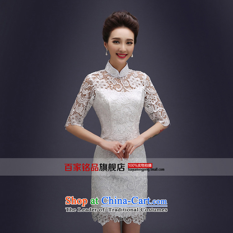 Wedding dress uniform evening drink in the autumn 2015 a new field shoulder lace Sau San short skirt) package and bride bows services banquet evening dresses female blue L picture, prices, brand platters! The elections are supplied in the national character of distribution, so action, buy now enjoy more preferential! As soon as possible.