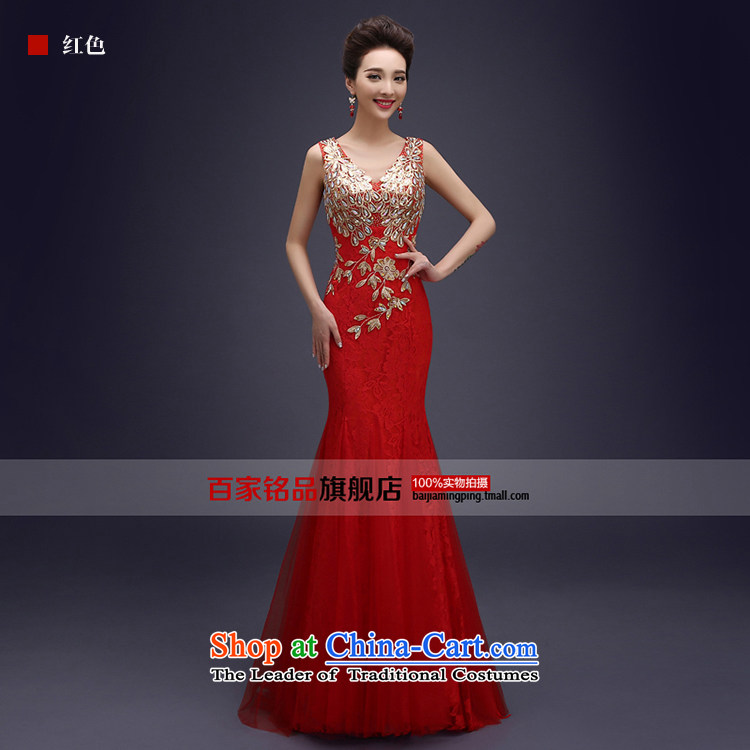 Wedding dress uniform evening drink in the autumn 2015 new marriages bows service long lace shoulders bridesmaid skirt banquet evening dresses wine red XXXL picture, prices, brand platters! The elections are supplied in the national character of distribution, so action, buy now enjoy more preferential! As soon as possible.