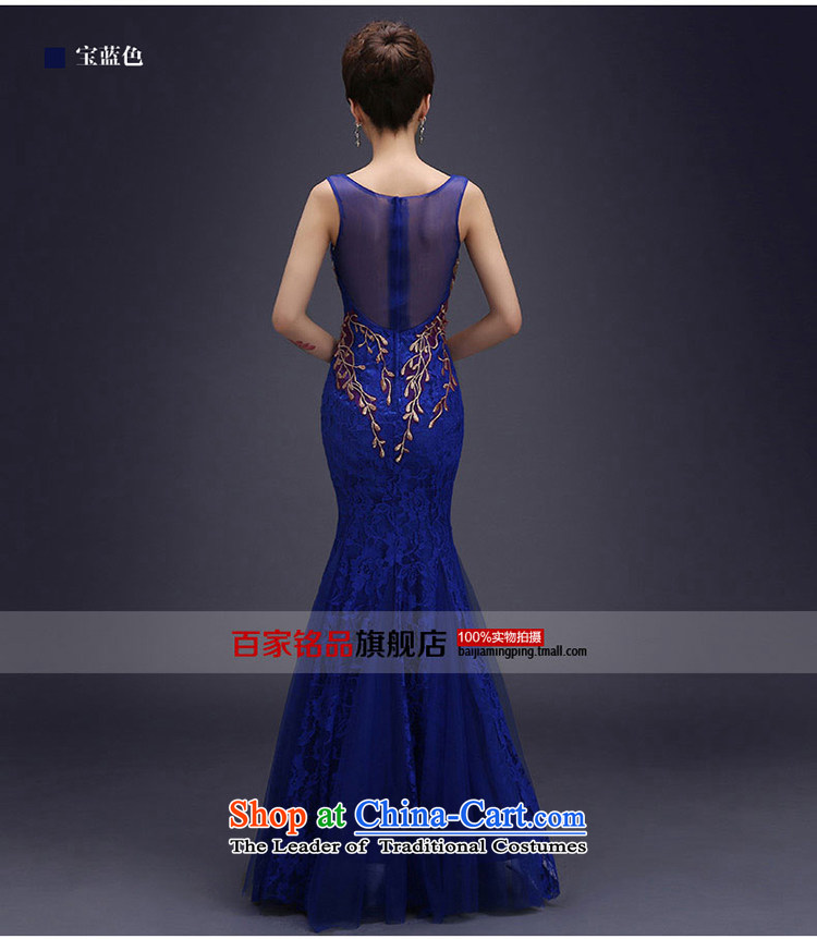 Wedding dress evening drink service 2015 new brides fall crowsfoot long lace bridesmaid to Sau San services upscale banqueting evening dresses female blue S picture, prices, brand platters! The elections are supplied in the national character of distribution, so action, buy now enjoy more preferential! As soon as possible.