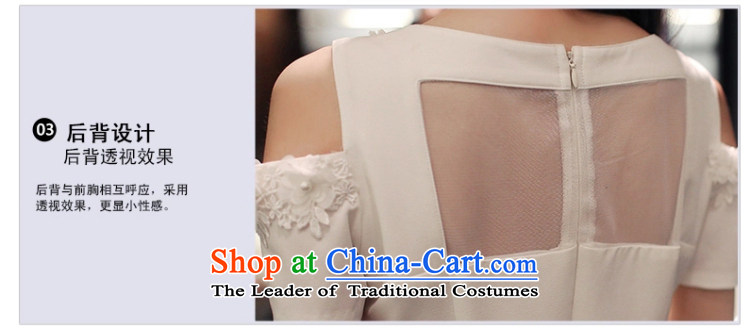  Summer 2015 Road female Korean three-dimensional flowers and sexy bare shoulders package and short skirts Sau San dresses dress skirt white L picture, prices, brand platters! The elections are supplied in the national character of distribution, so action, buy now enjoy more preferential! As soon as possible.