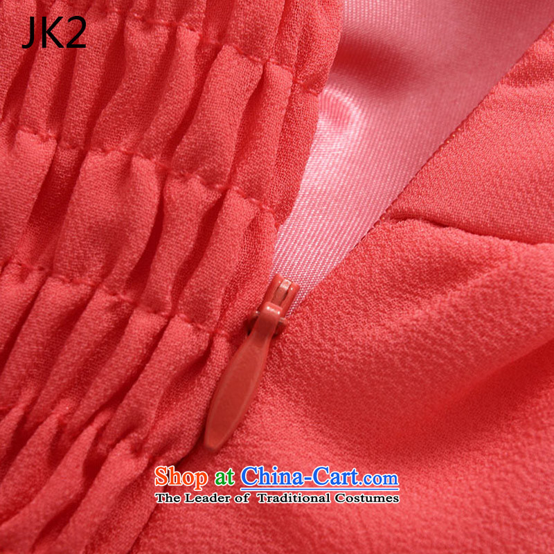 Jk2 sexy V-neck a bright pearl of staple manually drill chiffon evening dress small dress dresses JK2 869.2 black are code ,JK2.YY,,, shopping on the Internet