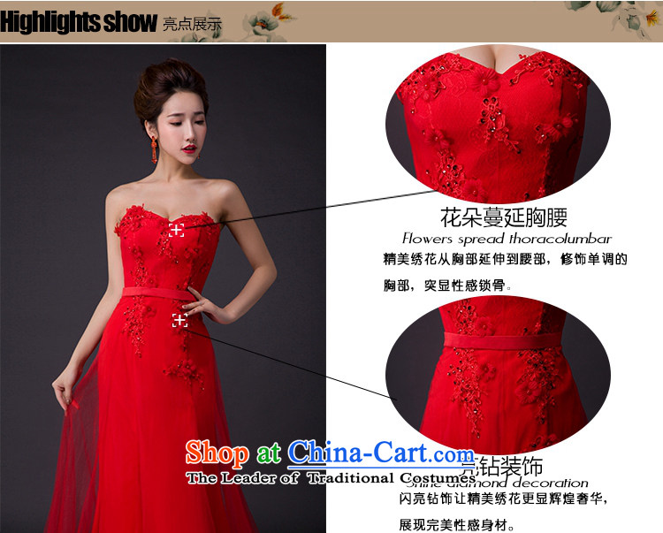Hei Kaki 2015 New banquet dress shoulders evening dresses Love Mary Magdalene was chaired by annual concert chest dress skirt  P007 RED S picture, prices, brand platters! The elections are supplied in the national character of distribution, so action, buy now enjoy more preferential! As soon as possible.