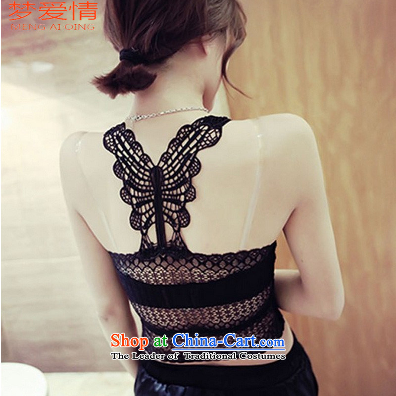 Let Love .B sexy back a Bow Tie the footsteps of Optical Wipe chest chest straps girl wrapped cross chest forming the underwear thin black are code jz462 Lei, Dream Of Love (MENGAIQING) , , , shopping on the Internet