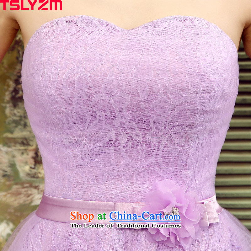 Tslyzm bridesmaid mission dress short skirt, before long after short Foutune of 2015 New dulls sister gathering evening dress will serve the moderator female D l,tslyzm,,, shopping on the Internet