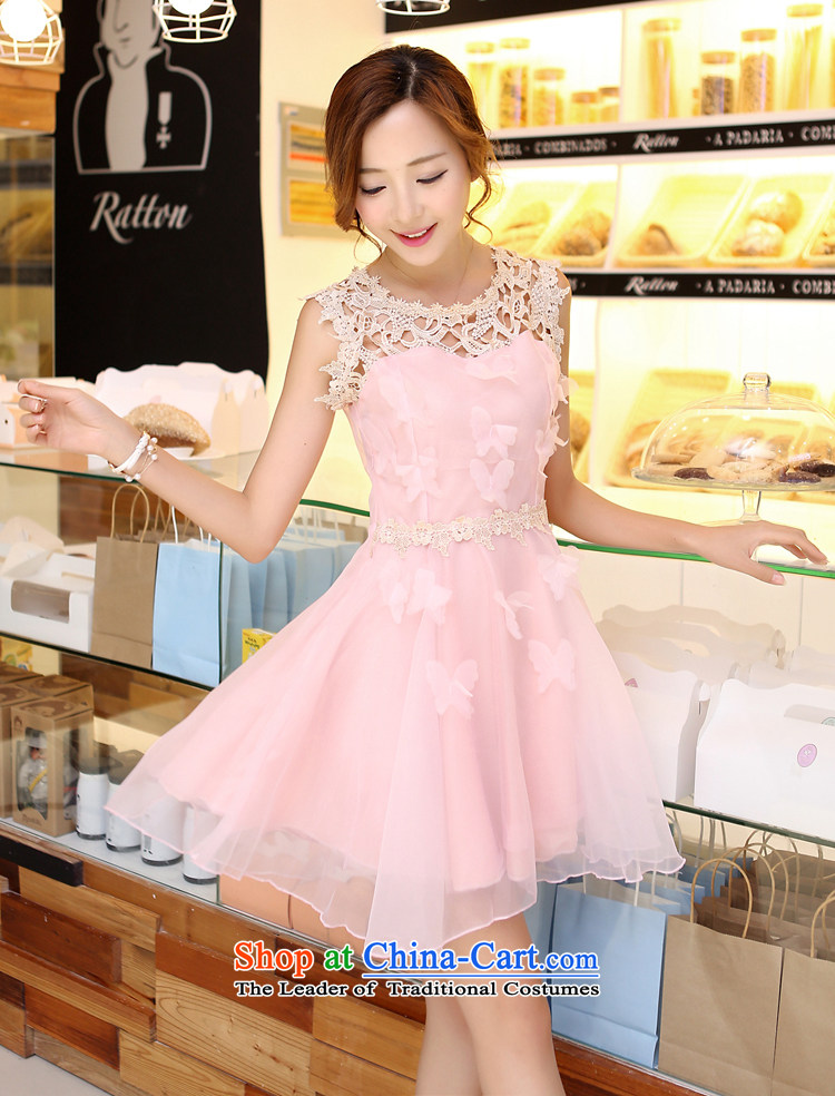 Hu Garden 2015 new Korean lace the yarn dresses bon bon skirt princess skirt sleeveless bridesmaid small dress dress lake blue L picture, prices, brand platters! The elections are supplied in the national character of distribution, so action, buy now enjoy more preferential! As soon as possible.