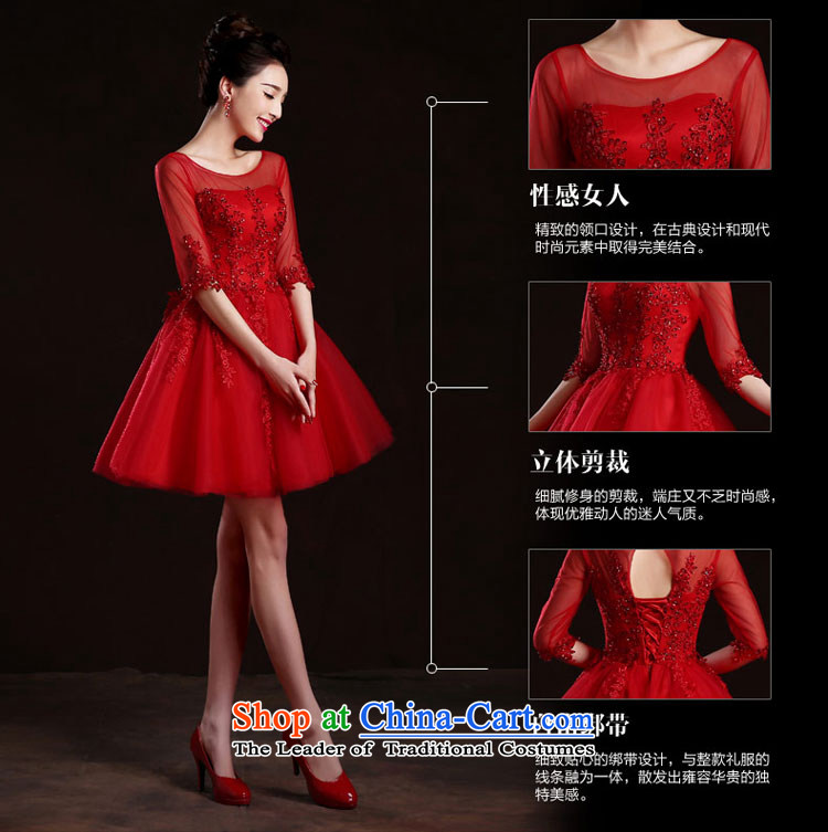 The feelings of Chinese New Year 2015 Uganda Red hip little dress suits short skirts bride bridesmaid marriage bows dress high-end performance services red XL Photo, prices, brand platters! The elections are supplied in the national character of distribution, so action, buy now enjoy more preferential! As soon as possible.