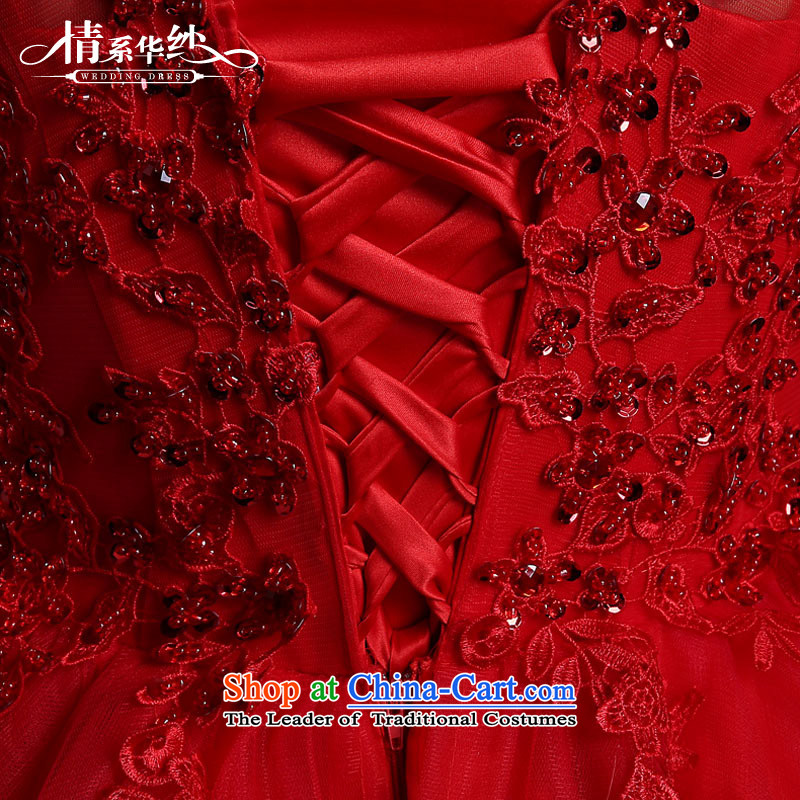 The feelings of Chinese New Year 2015 Uganda Red hip little dress suits short skirts bride bridesmaid marriage bows dress high-end performance services XL, the feelings of Chinese red yarn , , , shopping on the Internet