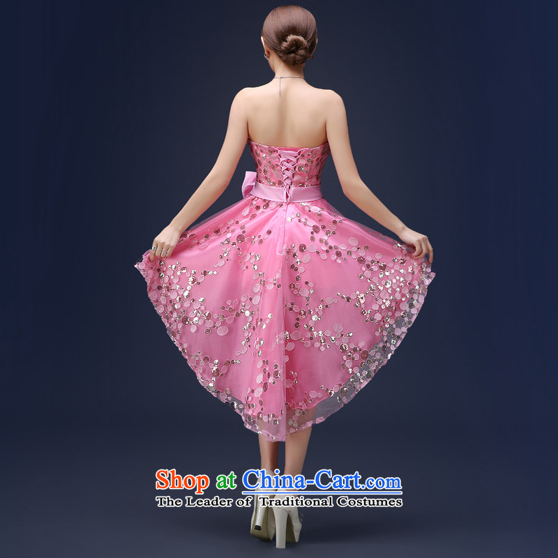 Love So Peng bridal dresses bows services spring and summer, wipe the chest lace bright pink is hosting the daily regular meetings with evening dresses pregnant women need to be done XXXL red does not support replacement of love so AIRANPENG Peng () , , , shopping on the Internet