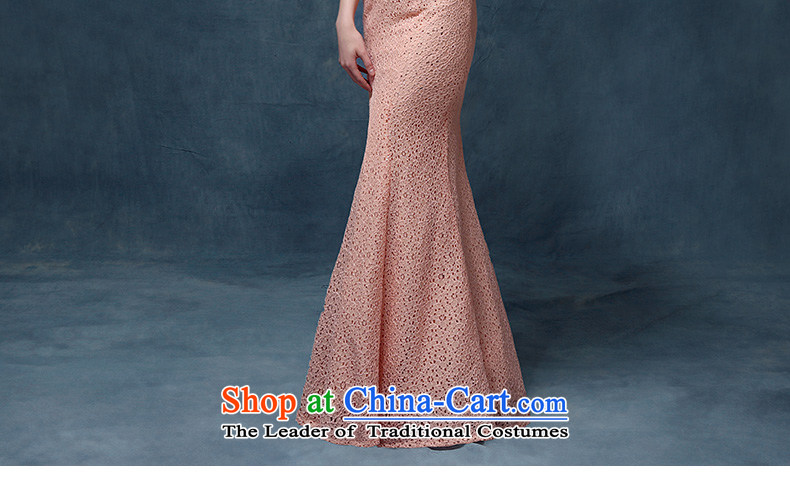 According to Lin Sha 2015 New Sau San crowsfoot dress shoulders bows service long marriages lace banquet evening dresses female pink XL Photo, prices, brand platters! The elections are supplied in the national character of distribution, so action, buy now enjoy more preferential! As soon as possible.