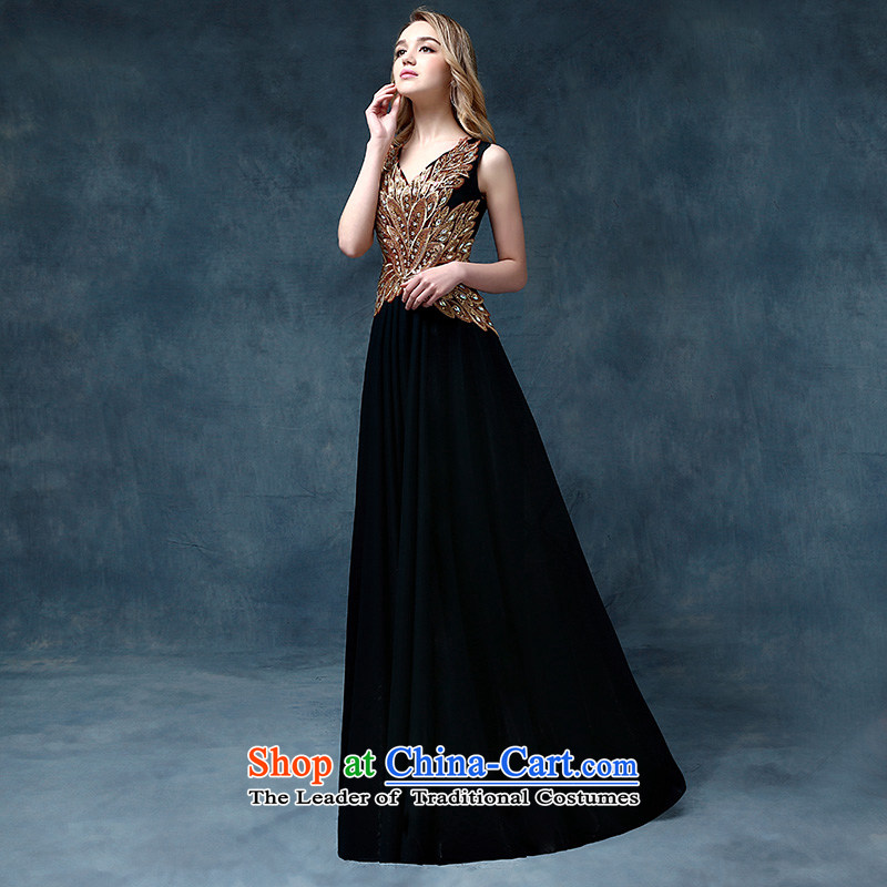 According to Lin Sha evening dresses 2015 new long drink service marriages stylish Korean moderator dress dresses , L, in accordance with rim sa female , , , shopping on the Internet